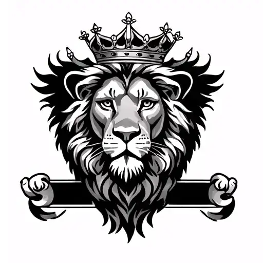 Lion Of Judah With Crown