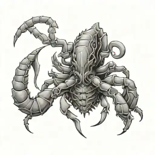 Scorpion With Goat Head