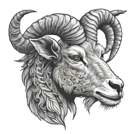 Goat With Scorpion Tail