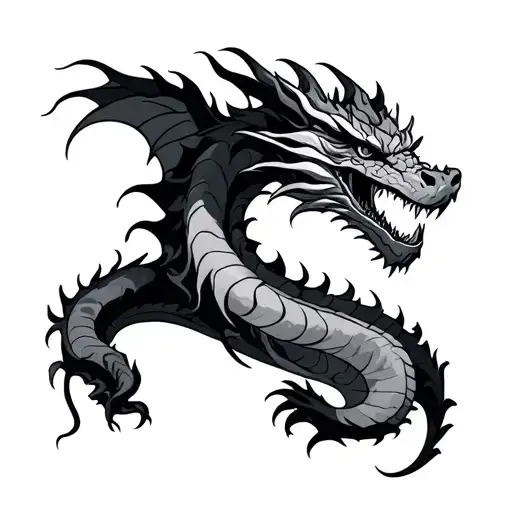 Small Sleeve Dragon Wrapped