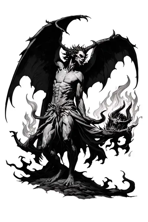 Judgement Day Demons Burning In Hell Trying To Reach Heaven With Skills And Bodies