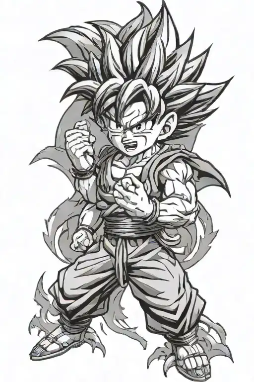 Goku All Forms From Child Goku To Ultra Extinct In One Line