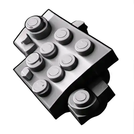 3D Lego Brick Tattoo Pressed Into The Arm