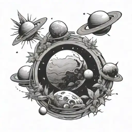 Outer Space Planets Are Weed