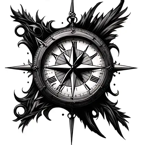 Clock And Compass