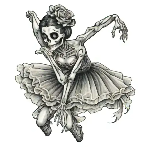 Skeleton Ballerina