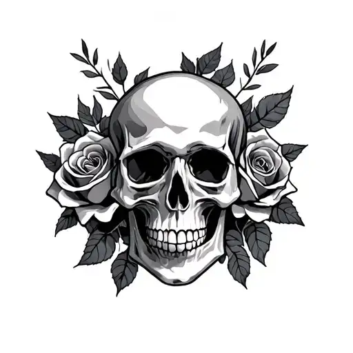 Skull And Roses