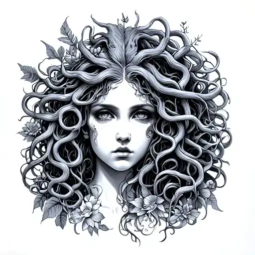 Medusa Victimns Garden Scene