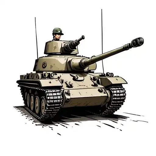 A German Tiger Tank From World War 2