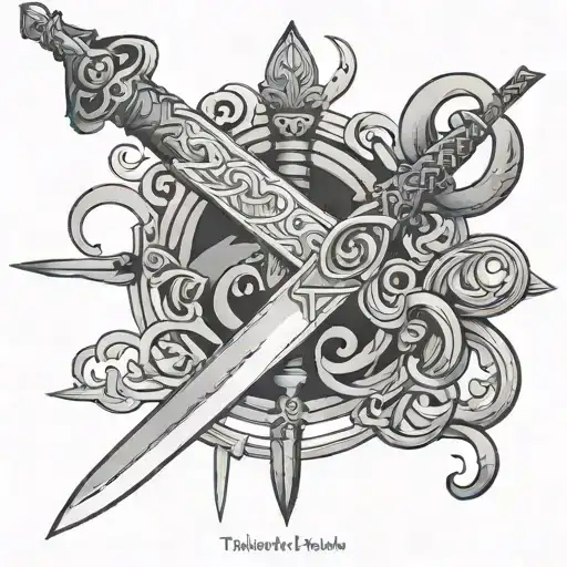 Minimal Sword Wrapped