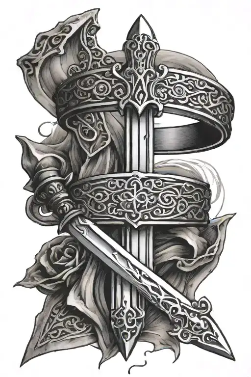 Lord Of The Rings Sword And Ring