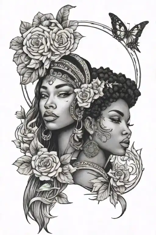 Black Women Bohemian Gemini
