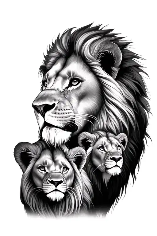 Lion Family