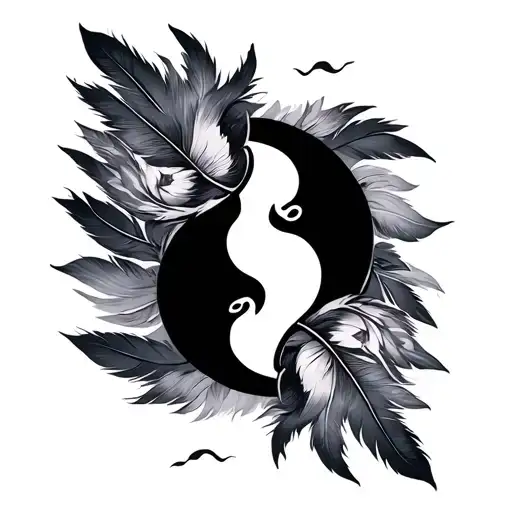 Feather Head Piece And The Yang Piece