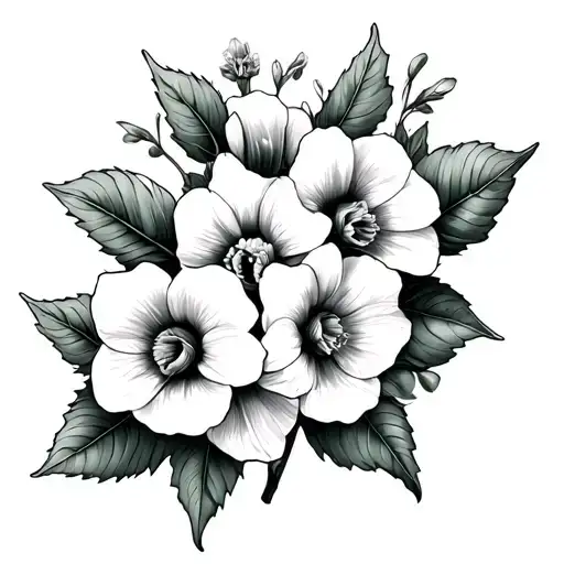 Daffodils Primroses Morning Glory Vine