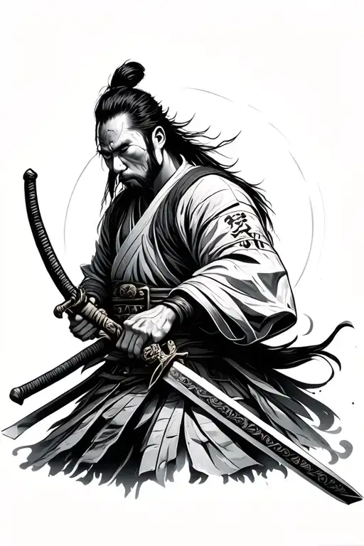 Samurai With A Sword