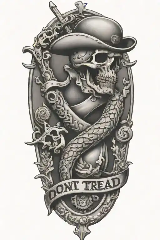 Don't Tread On Me Flintlock Pistols