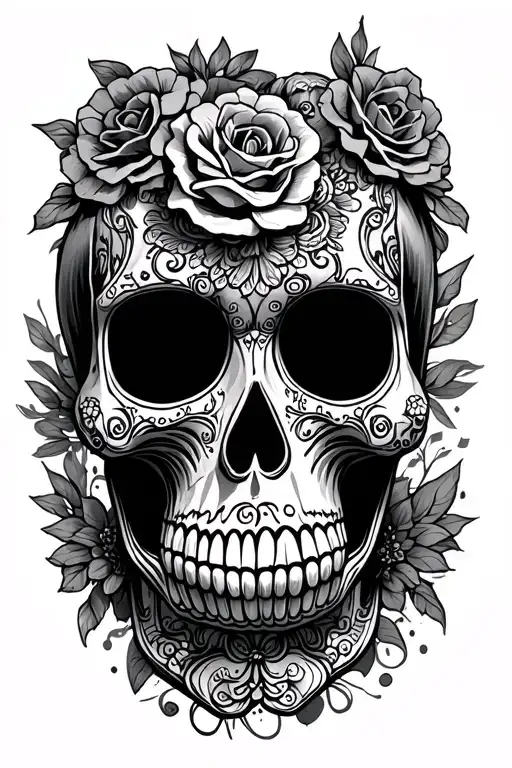 New York City With Dias De Los Muertos Design