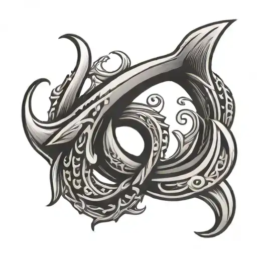 Filler Design Of A Fish Hook Intertwined