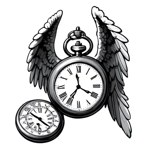 Pocketwatch Baby Angel
