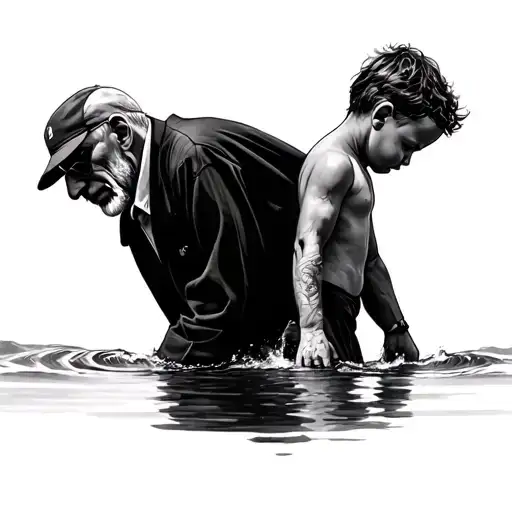 Grandpa And Grandson He Walked On Water By Randy Travis