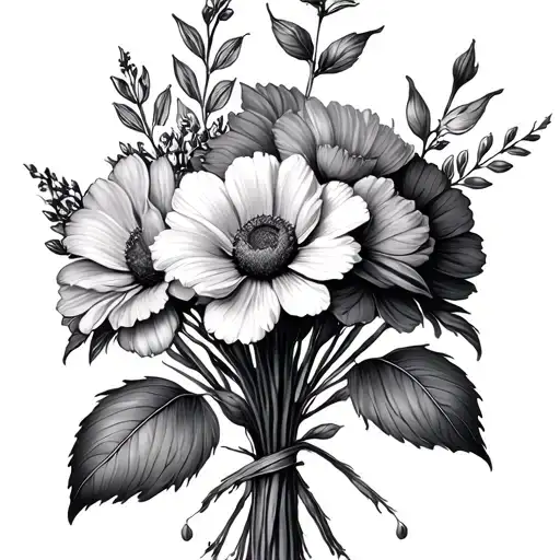 Birth Flower Bouquet