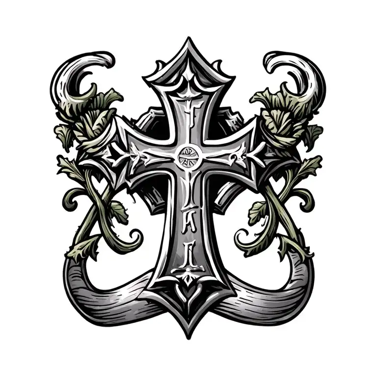 Irish Cross With Date