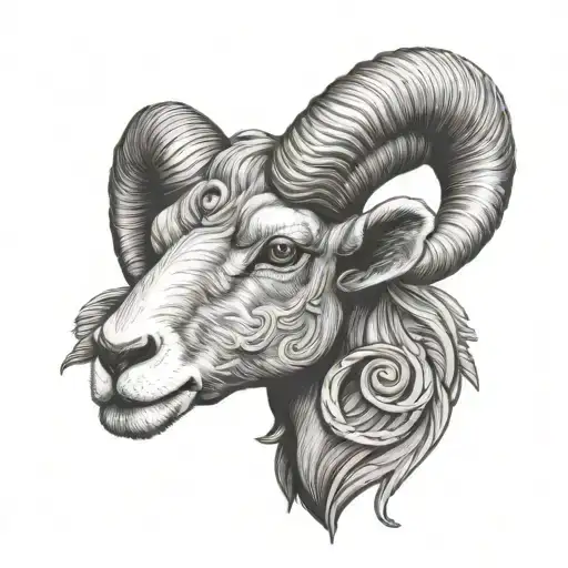 Aries Ram Head