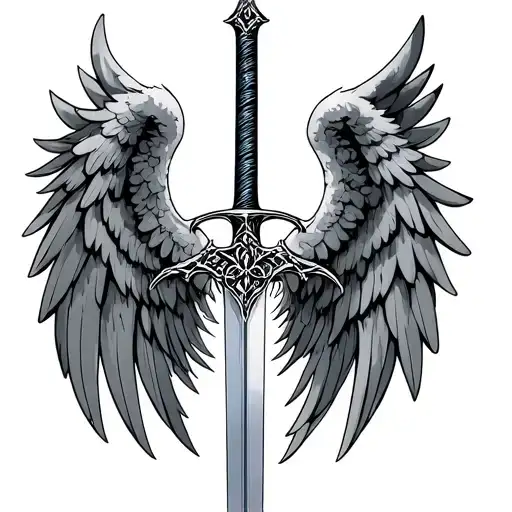 Sword With Angel Wings