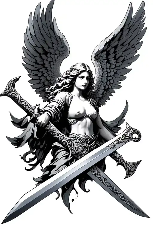 Seraphim Angel With Sword
