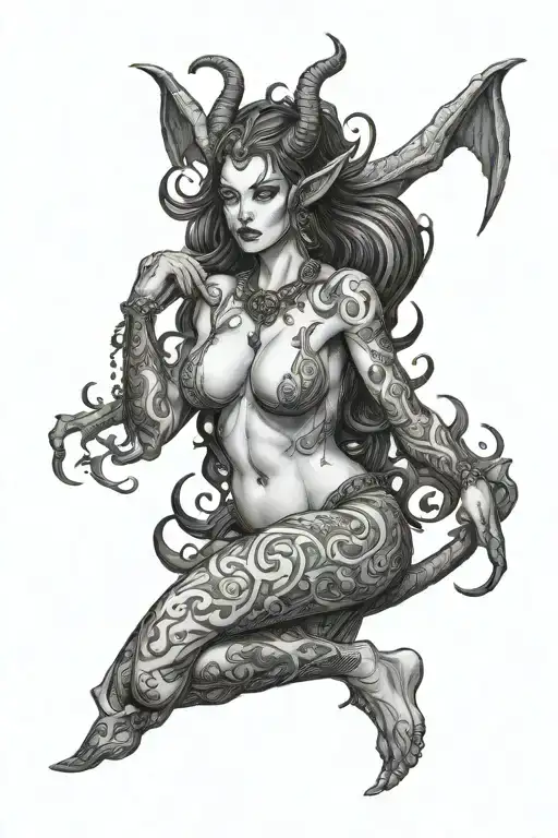 Succubus Large Breasted Female Full