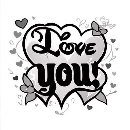 I Love You Big Big Written In Disney Letters