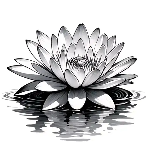 Water Lily And Daisy