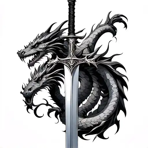 Sword With Dragon