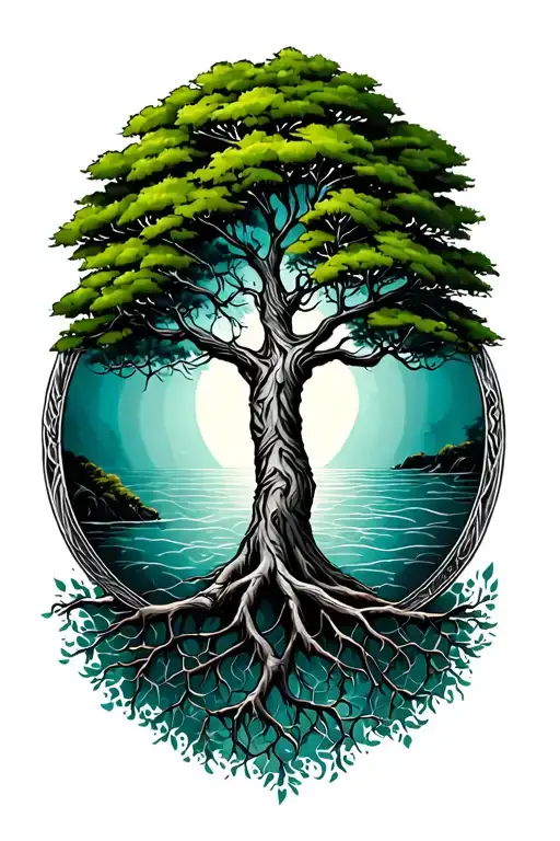 Tree Of Life With Roots