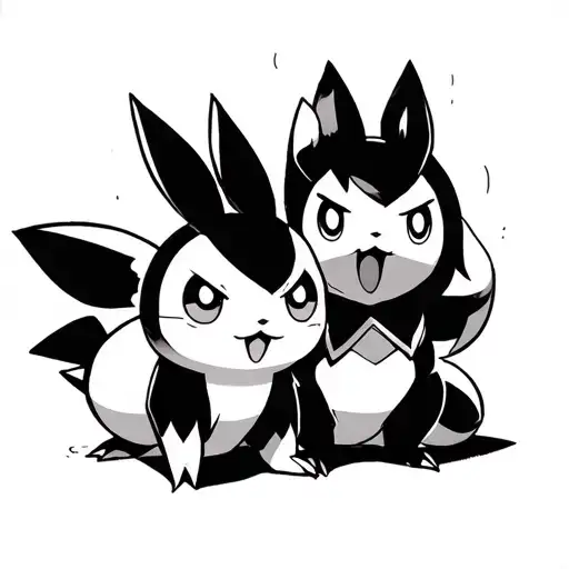 Himejima From Demon Slayer And Tepig From Pokemon