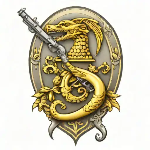 Gadsden Flag Flintlock Pistols