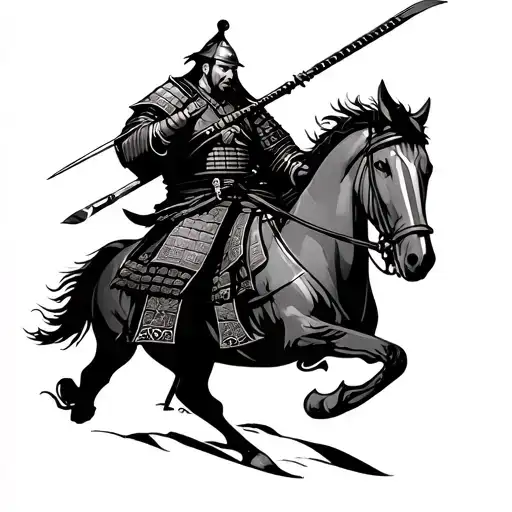 Samurai Warrior Riding