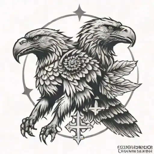 Wolf Eagle Cross
