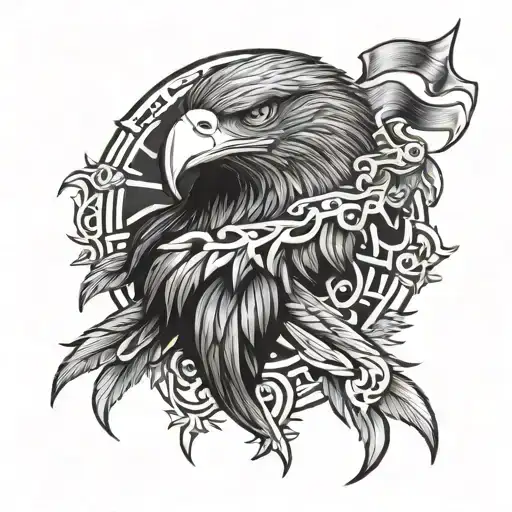 Eagle Wolf Cross
