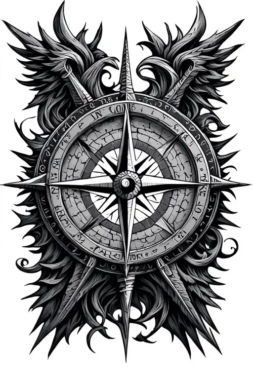 Vegvisir Viking Compass