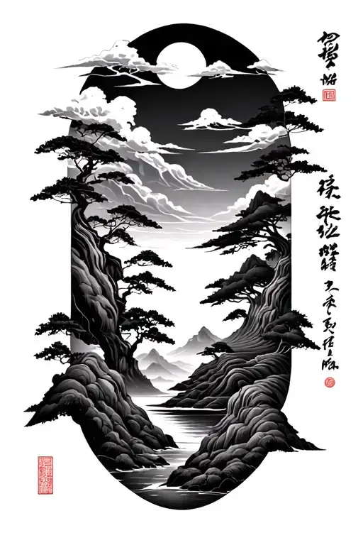 Japanese Landscape Inside