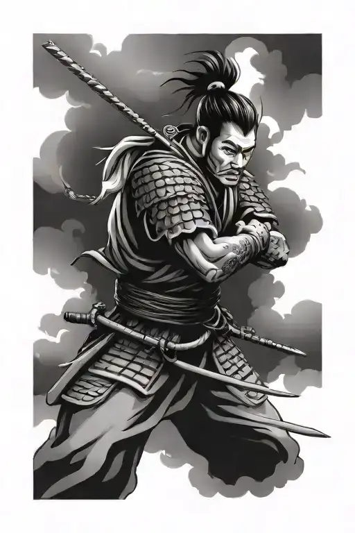 Samurai And Clouds