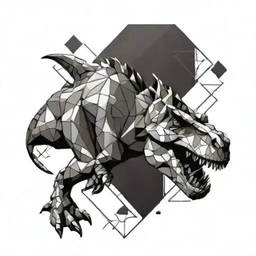 Dinosaur Geometric