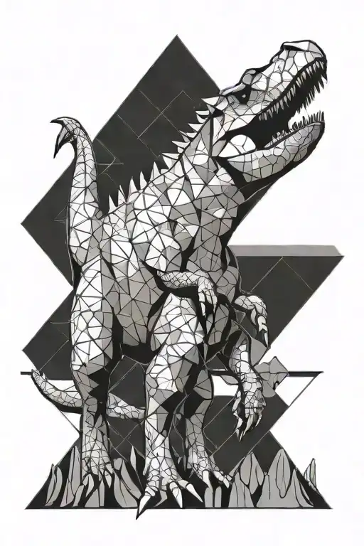 Dinosaur Geometric
