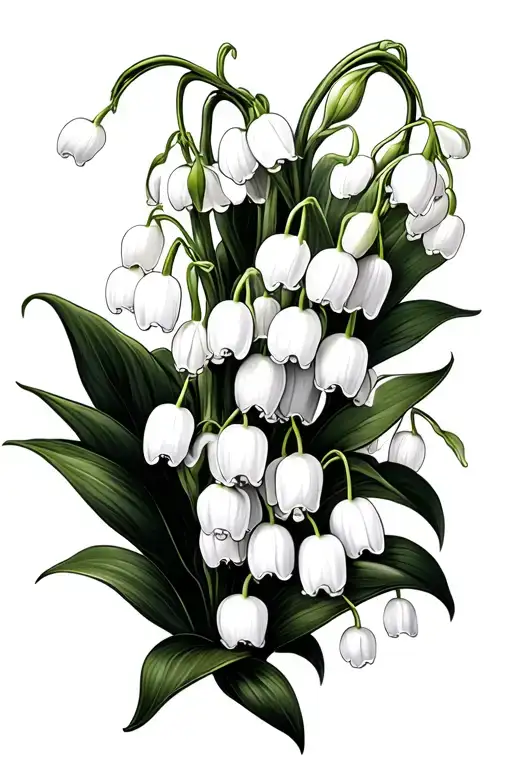 Lily Of The Valley Intertwined