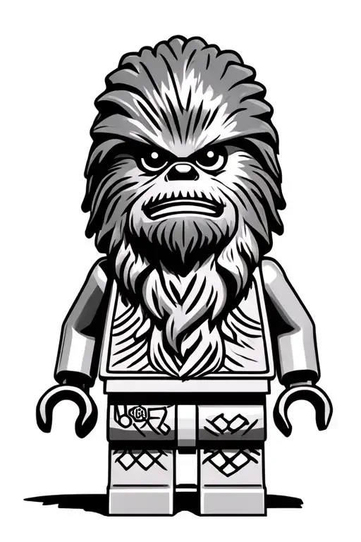 Funny Lego Chewbacca