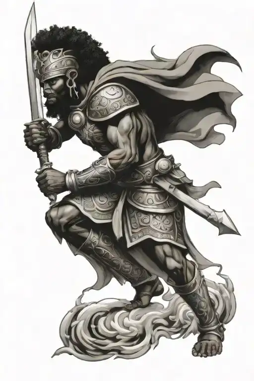 Afrocentric Christian Warrior Protector