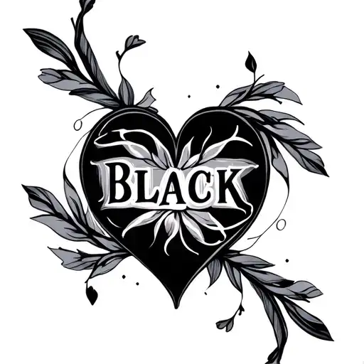 Heart Shape With The Word