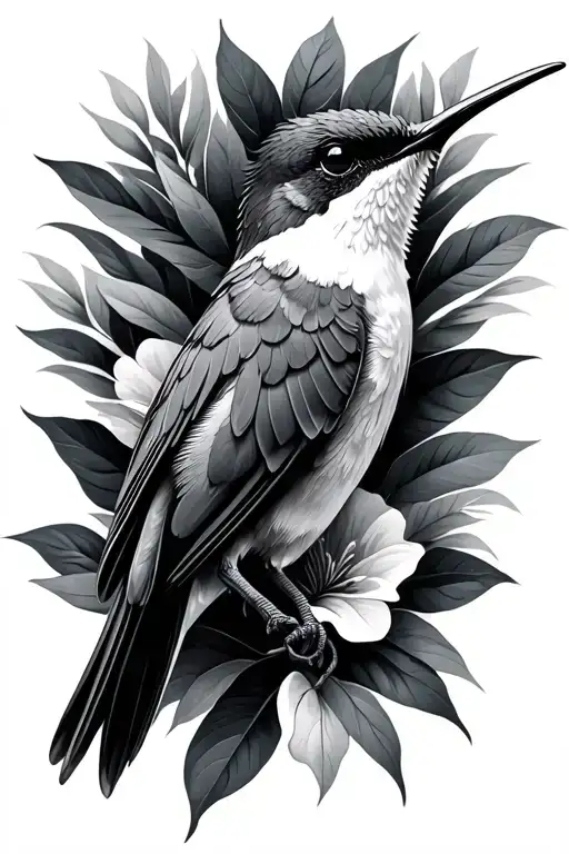 Humming Bird Perched